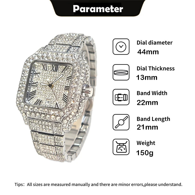 Luxury Iced Square Watch™