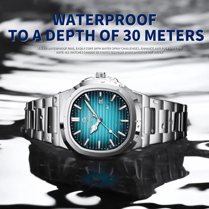 Luxury Military Watch: Waterproof Elegance™